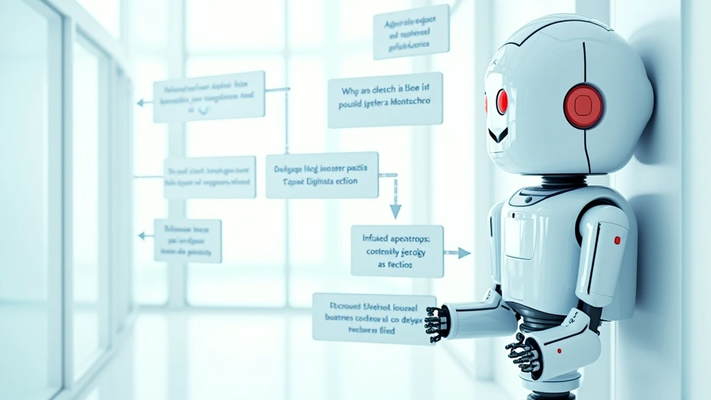 A chatbot diagram showing input, processing and response stages